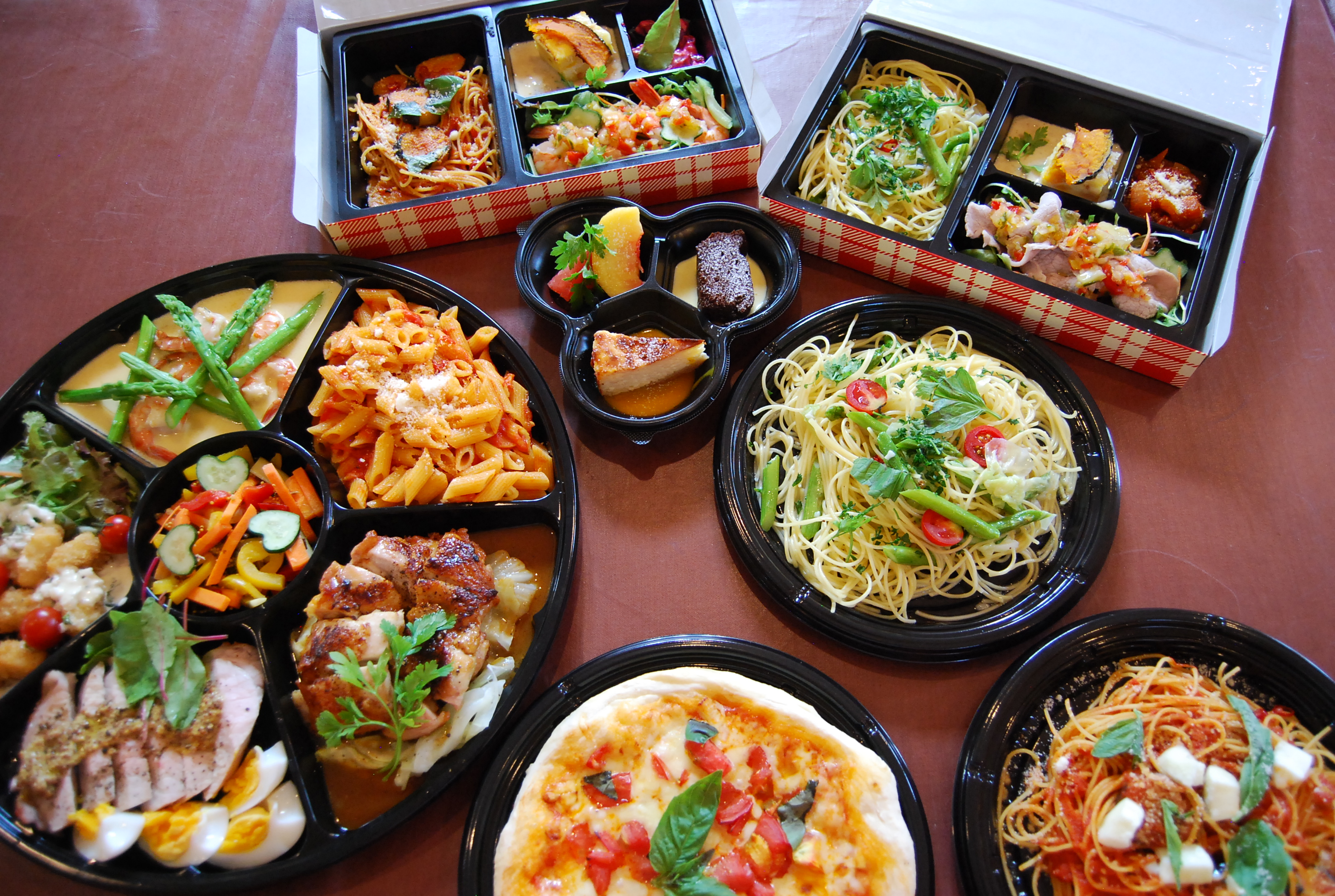 旬の野菜を使ったポタジエのランチ料理